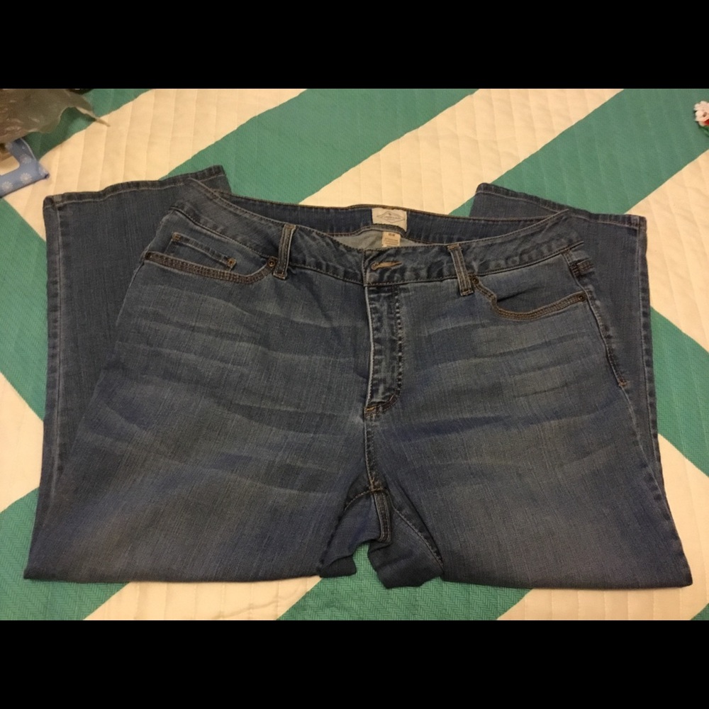 Cropped jeans